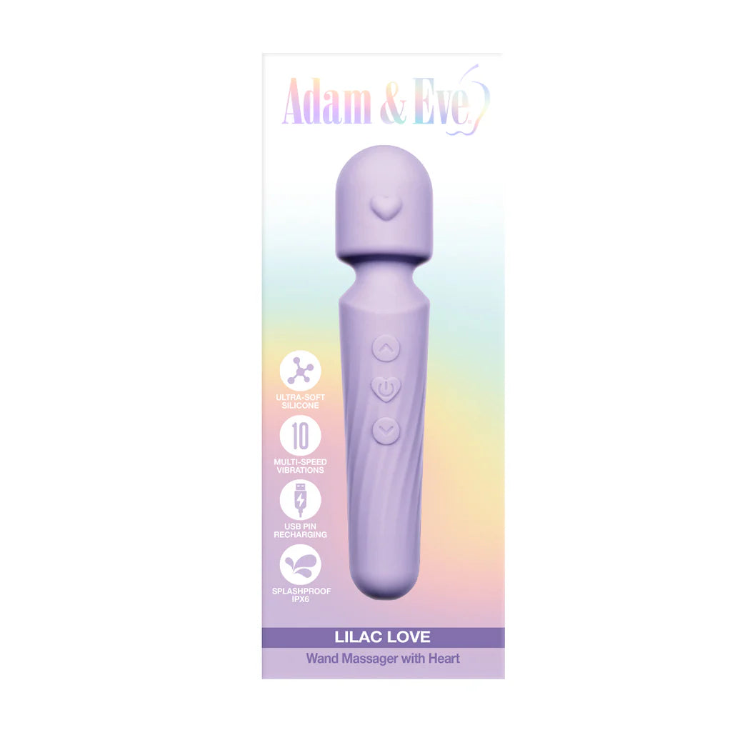 Adam & Eve Lilac Love Wand – BoudoirNoir