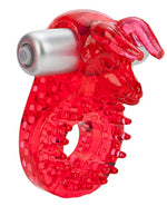 Couples Raging Bull Vibrating Cock Ring - Red