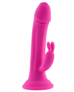 Somebunny to Love Rechargeable Silicone Rabbit Vibrator - Pink