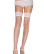 Lace Top Fence Net Thigh High O/S