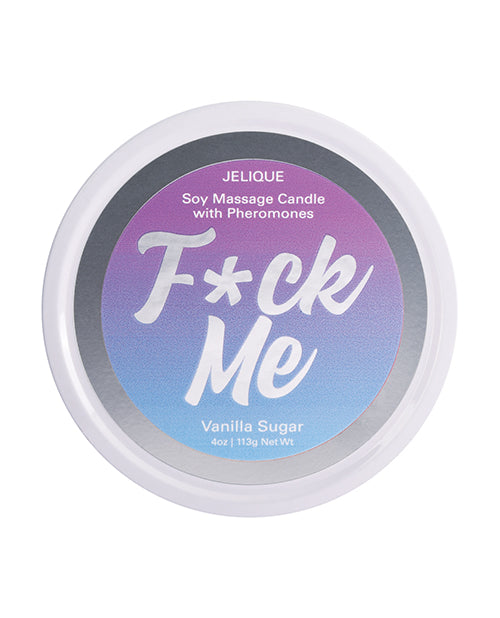 Jelique Massage Candle Fuck Me - 4 oz Vanilla Sugar
