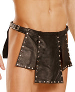 Leather Studded Kilt - One Size
