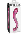 Icicles No. 69 Hand Blown Glass G-Spot Dildo - Pink