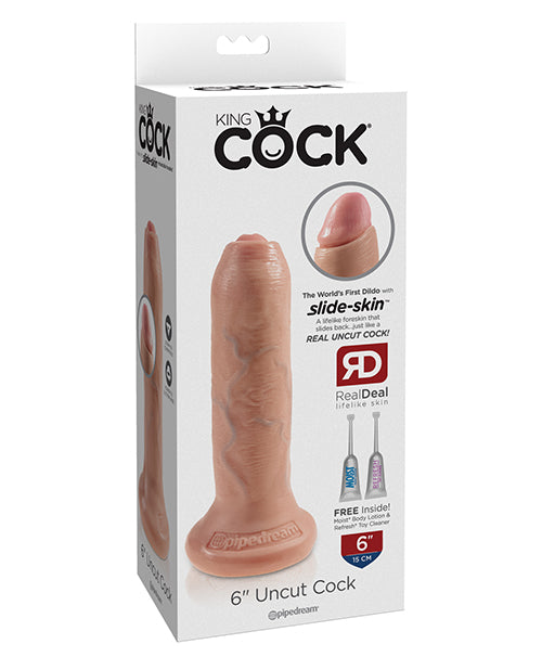 King Cock 6" Uncut Dildo