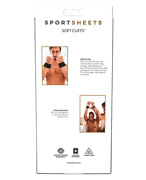 Sportsheets Soft Cuffs - Black