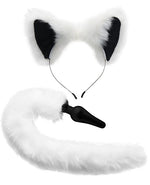 Tailz Fox Tail and Ears Set - White