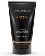 Wicked Jelle Warming Water Based Anal Gel Lubricant - 4 oz