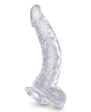 King Cock Clear 7.5" Cock w/Balls