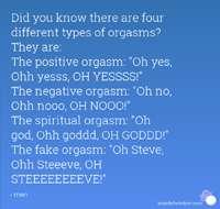Types of Orgasms