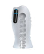 OptiMale Vibrating Stroker - Massage Beads Frost