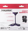 Punishment Body Harness - Purple/Silver