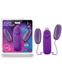 B Yours Double Pop Eggs Remote-Controlled Dual Bullet Vibrator Plum