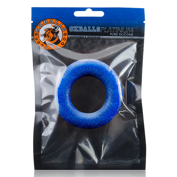 Oxballs Silicone Cock T Cock Ring - Blueballs