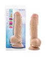 Au Naturel Big Boy 10" Posable Dual Density Dildo w/ Balls Beige