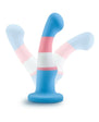 Avant Pride P2 True Blue 6 in. Silicone Dildo