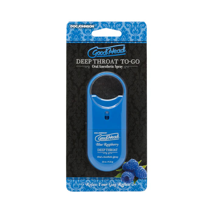 GoodHead Deep Throat Spray To-Go Blue Raspberry