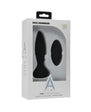 A-Play Vibe Adventurous Rechargeable Silicone Anal Plug w/ Remote Black