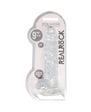 RealRock Crystal Clear Realistic 9 in. Dildo With Balls and Suction Cup Clear