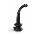 Pipedream Icicles No. 87 Curved Glass G-Spot Massager w/ Suction Cup Black