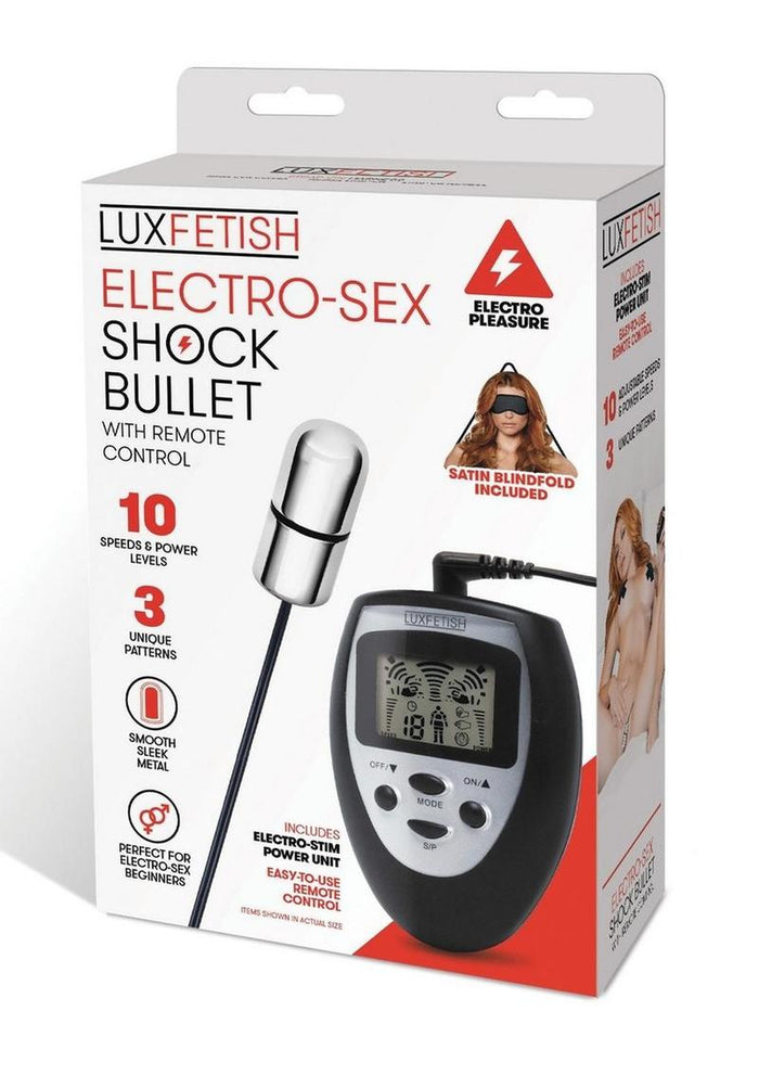 Electro Sex Shock Bullet with Wired Remote Control