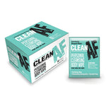 Clean AF Individually Wrapped Personal Cleaning Body Wipe 16-Pack Box