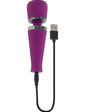 Playboy Mic Drop Rechargeable Silicone Wand - Purple