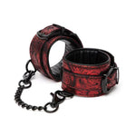 Fifty Shades of Grey Sweet Anticipation Faux Leather Adjustable Reversible Wrist Cuffs R/B