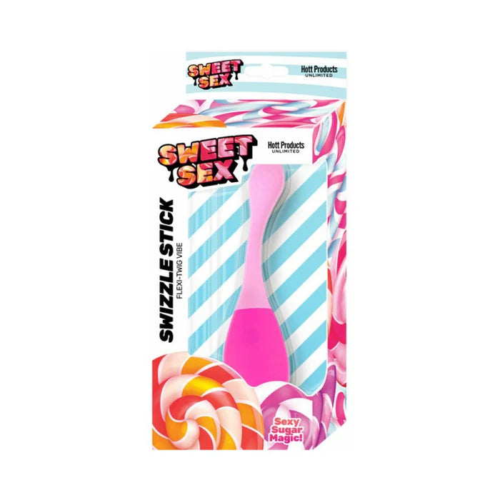 Sweet Sex Swizzle Stick Silicone Flexible Vibe Magenta