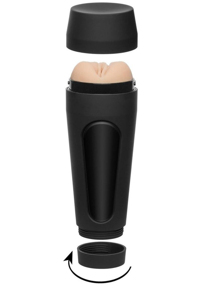 Doc Johnson Main Squeeze Valerica Steele Ultraskyn Masturbator - Pussy - Vanilla