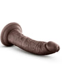 Au Naturel Jack 7 in. Posable Dual Density Dildo Brown