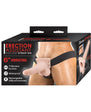 Erection Assistant Hollow Strap-On Vibrating 6 in. Vanilla