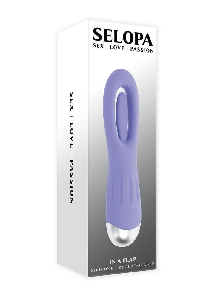 In A Flap Swing Suspended Flapper Vibrator - Purple