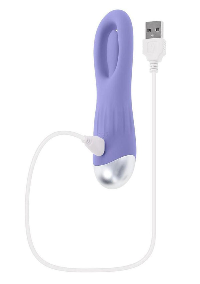 In A Flap Swing Suspended Flapper Vibrator - Purple
