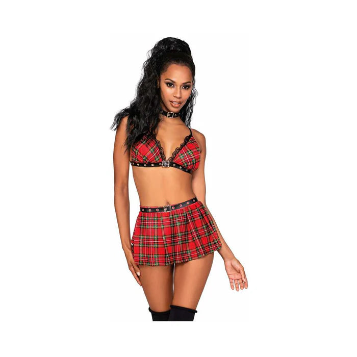 Dreamgirl Three-Piece Schoolgirl-Themed Set Costume OS