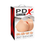 360º Banger Dual Entry Masturbator Beige