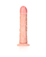 RealRock Realistic 7 in. Curved Dildo With Suction Cup