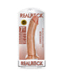 RealRock Realistic 7 in. Curved Dildo With Suction Cup