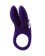 VeDO Sexy Bunny Recharging Vibrating C-Ring Deep Purple