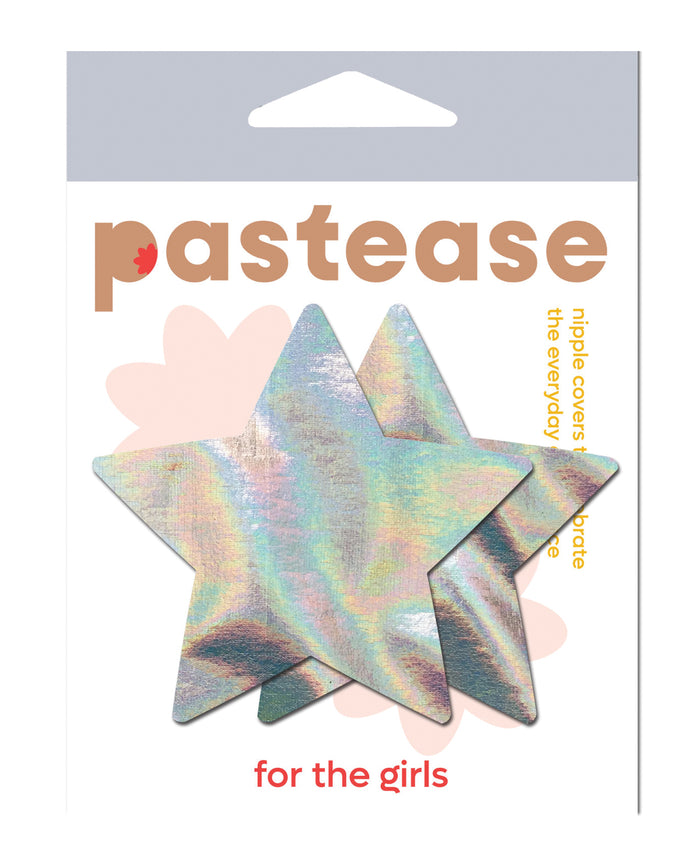 Pastease Hologram Star - Silver O/S