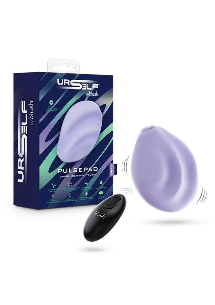 Urself Pulse Pad Rechargeable Silicone Grinder with Remote - Lavender