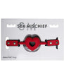 SS Amor Breathable Heart-Shaped Ball Gag Red