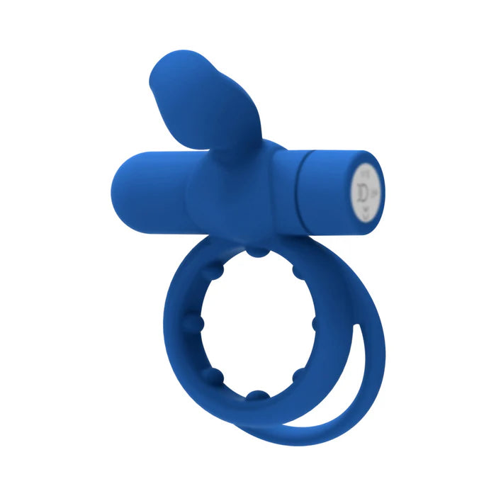 Forto Pointer Vibrating Dual C-Ring w/ External Stimulator Blue BoudoirNoir Forto Pointer Vibrating Dual C-Ring w/ External Stimulator Blue BoudoirNoir