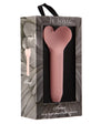 Je Joue Amour Rechargeable Silicone Heart-Shaped Fluttering Tip Bullet Vibrator Pale Rosette