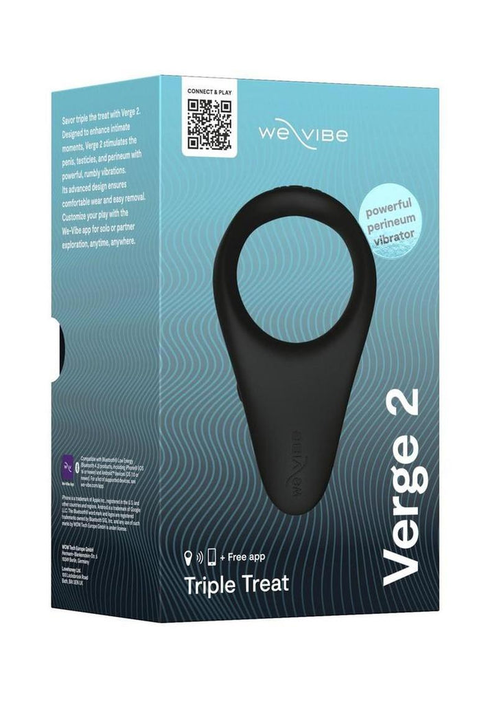 We-Vibe Verge 2 Rechargeable Silicone Vibrating Perineum Cock Ring - B BoudoirNoir We-Vibe Verge 2 Rechargeable Silicone Vibrating Perineum Cock Ring - B BoudoirNoir