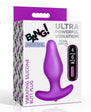 Bang! Vibrating Rechargeable Butt Plug w/ Digital Remote Purple