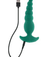 Gender X The Rattler Rechargeable Silicone Twirling Prostate Vibrator - Green
