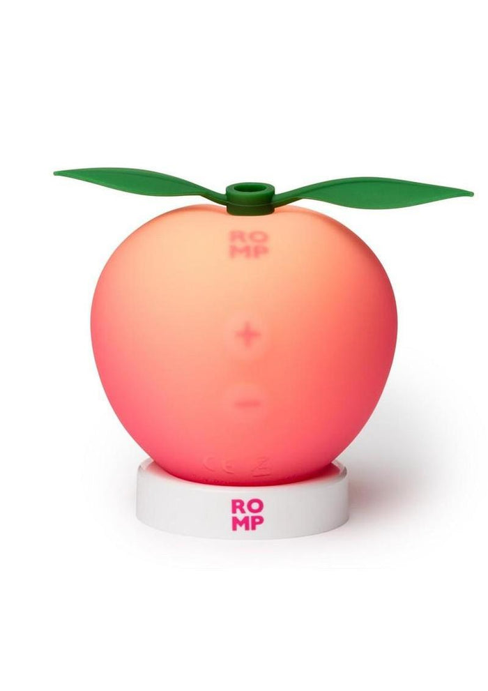 Romp Pink Peach Rechargeable Silicone Vibrator - Orange
