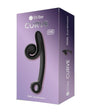 SVibe Snail CURVE Rechargeable Silicone Vibrator with Clitoral Stimulator - Black