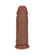RealRock Extra Thick 9 in. Dildo Tan