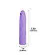 Simple & True Eezy Pleezy Classic Vibrator 5.5 in. Purple